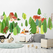 Αυτοκόλλητα δάσους, δασικά ζώα