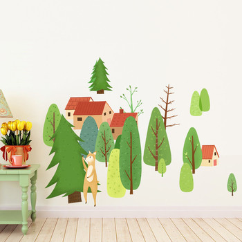 Детски стикери гора ,горски животни 