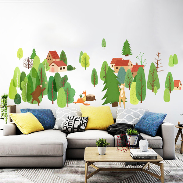 Αυτοκόλλητα δάσους, δασικά ζώα