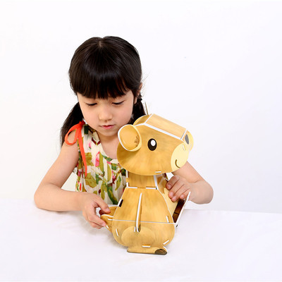 Детски 3D пъзел в три модела