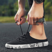 Ανδρικά μοκασίνια με επιγραφές σε διάφορα χρώματα