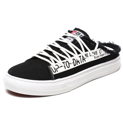 Мъжки мокасини с връзки в бял, червен и черен цвят