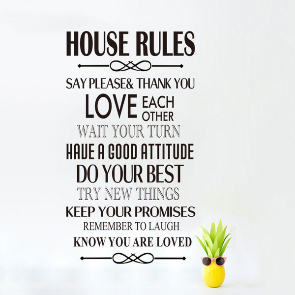 Autocolante pentru decor in mai multe culori-text