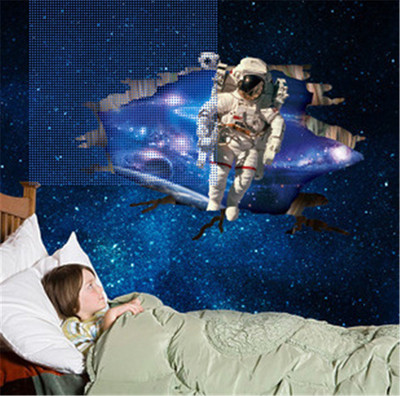 3D öntapadós matricák dekorációs bolygókhoz