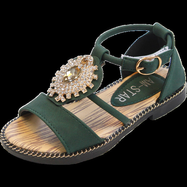 Παιδικά σανδάλια για κορίτσια με τρισδιάστατη διακόσμηση