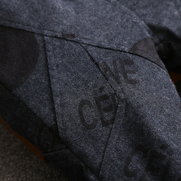 Παιδικά αθλητικά casual παντελόνια για αγόρια σε σκούρο χρώμα