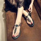 Sandale comode casual dama cu pietre in trei culori