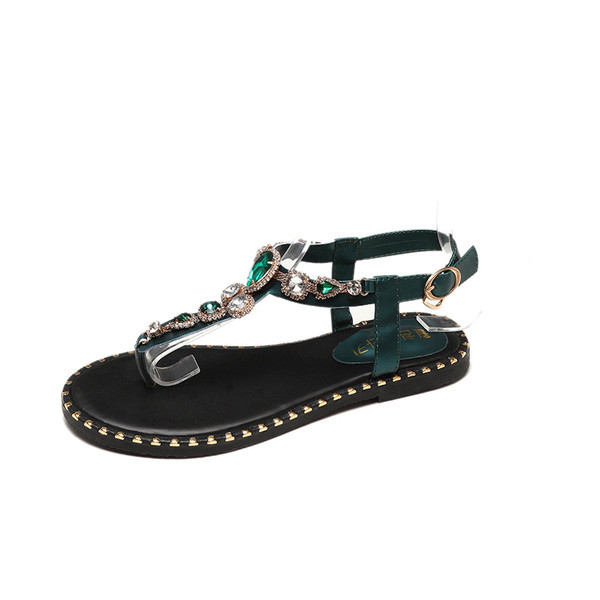 Sandale comode casual dama cu pietre in trei culori