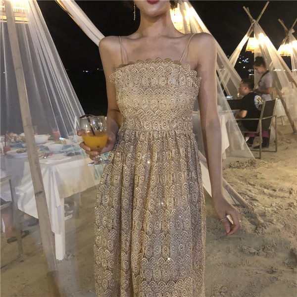 Елегантна дамска рокля ретро стил 