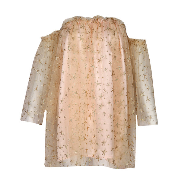 Rochie de damă cu mâneci căzute