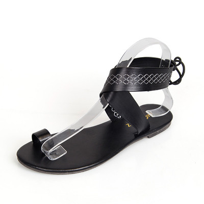 Model nou de sandale dama cu motiv colorat - in trei culori