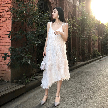 Rochie elegantă de damă, cu decolteu în V