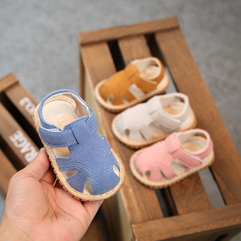 Летни бебешки сандали подходящи за момичета и момчета 