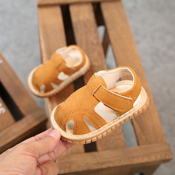 Летни бебешки сандали подходящи за момичета и момчета 