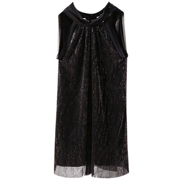 Rochie de vara moderna cu panglica pe spate