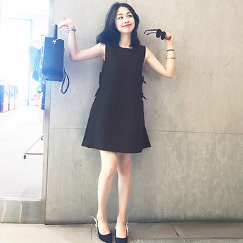 Rochie largi de dama fara maneci in doua culori