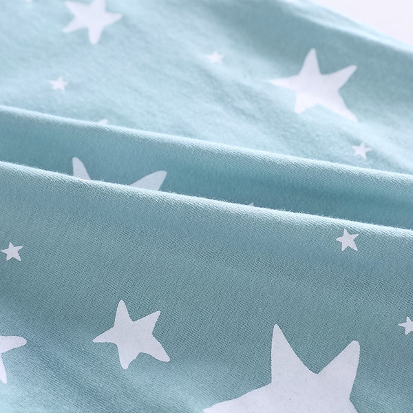 Set copii in doua culori - tricou cu imprimeu si pantaloni scurti curati