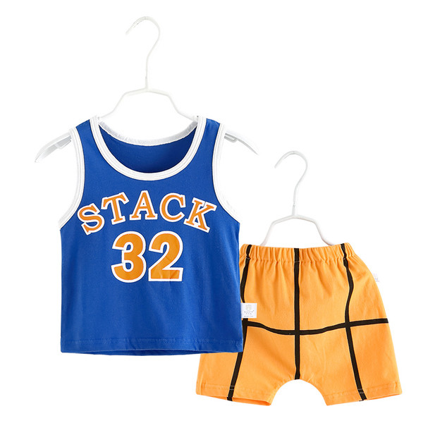 Echipa sportiva de copii pentru baieti cu inscriptie, imprimeu si numere