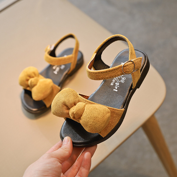 Sandale copii pentru fete cu decor padlenka in patru culori