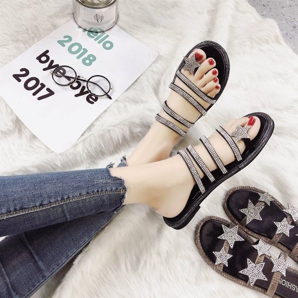 Papuci casual dama pe talpa plata - doua modele