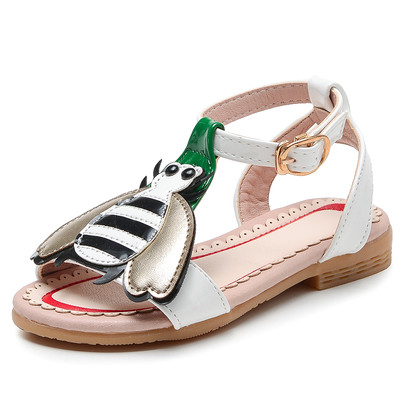 Παιδικά μοντέρνα σανδάλια για κορίτσια με 3D διακοσμήσεις