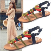 NOUL model de sandale casual dama cu talpa plata