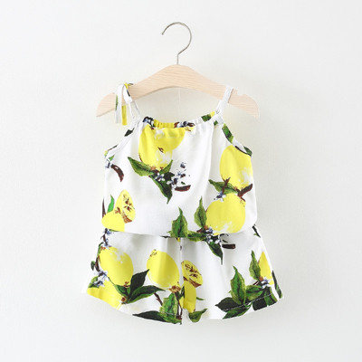 Παιδικό καλοκαιρινό σετ με έγχρωμη εκτύπωση σε τρία μοντέλα