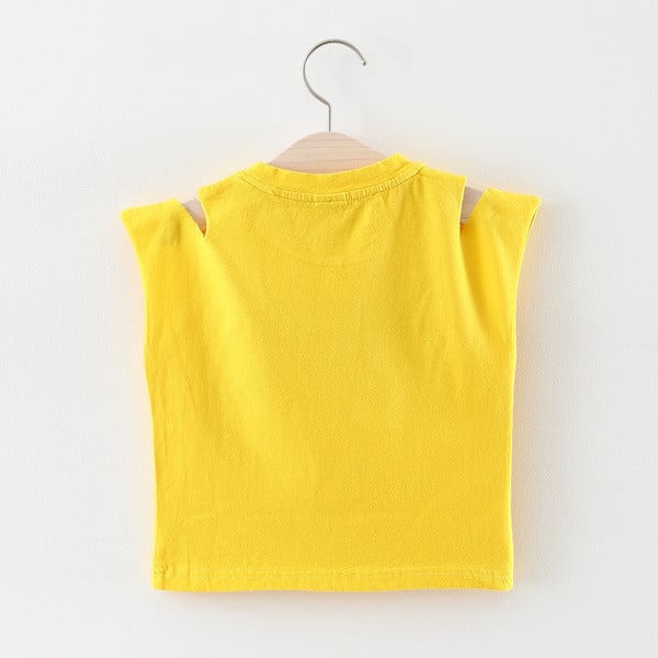 Maieu modern pentru fete pentru copii de culoare deschisă cu inscripție