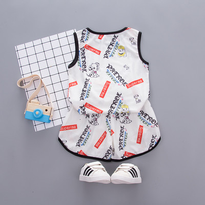 Set sport și zilnic pentru copii pentru băieți în două culori cu imprimeu