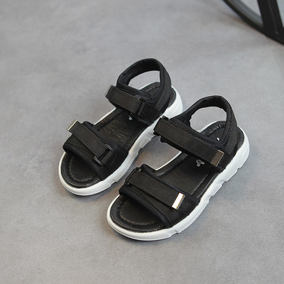 Детски сандали за момчета с равна подметка в три цвята