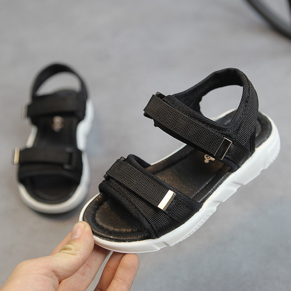 Детски сандали за момчета с равна подметка в три цвята