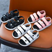 Sandale pentru copii potrivite pentru baieti si fete in negru, roz si alb