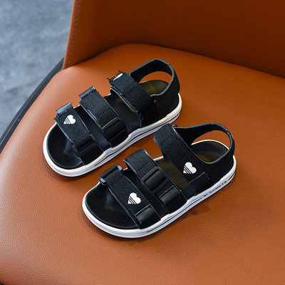 Sandale pentru copii potrivite pentru baieti si fete in negru, roz si alb