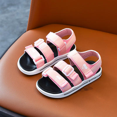 Sandale pentru copii potrivite pentru baieti si fete in negru, roz si alb