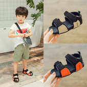 Sandale casual pentru copii potrivite pentru baieti si fete cu talpa plata in trei culori