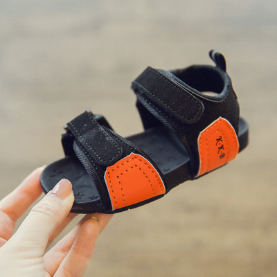 Sandale casual pentru copii potrivite pentru baieti si fete cu talpa plata in trei culori