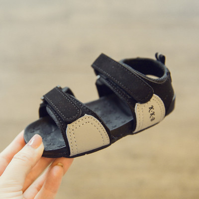 Sandale casual pentru copii potrivite pentru baieti si fete cu talpa plata in trei culori