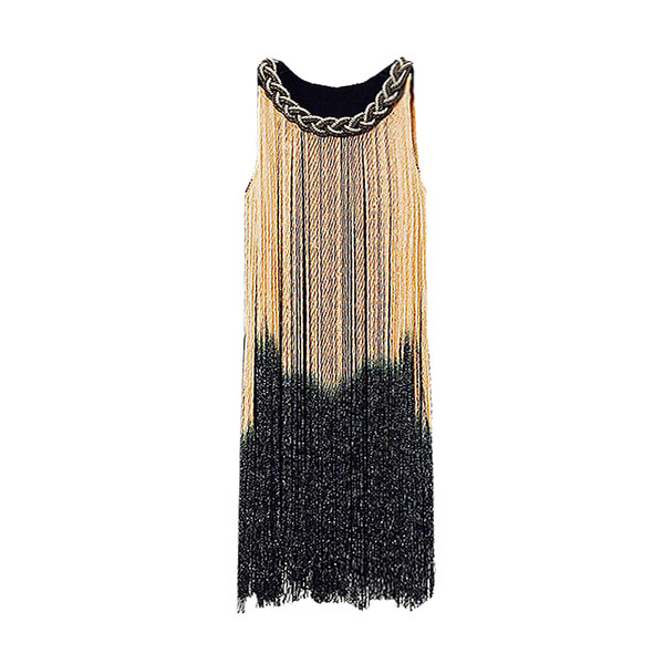 Μοντέρνο γυναικείο φόρεμα με περιθώρια