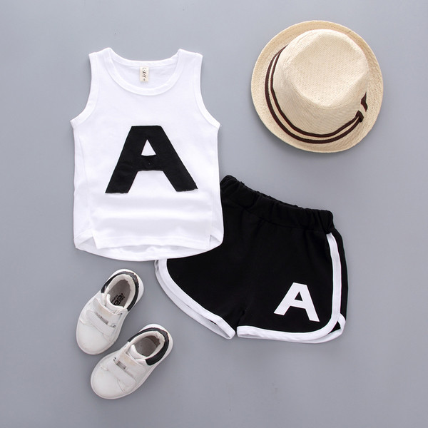 Set de zi pentru copii - maiou și pantaloni scurți cu imprimeu