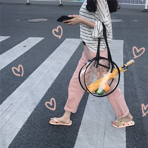 Papuci casual de dama in roz cu aplicatie