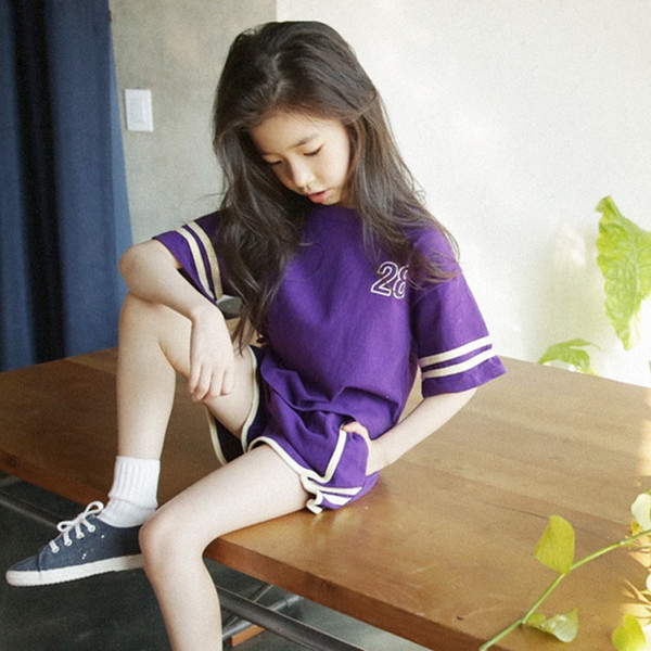 Set sport pentru copii de culoare mov