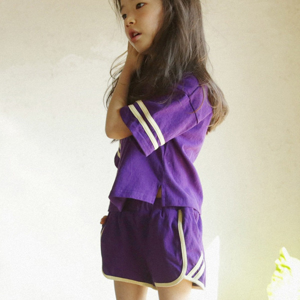 Set sport pentru copii de culoare mov