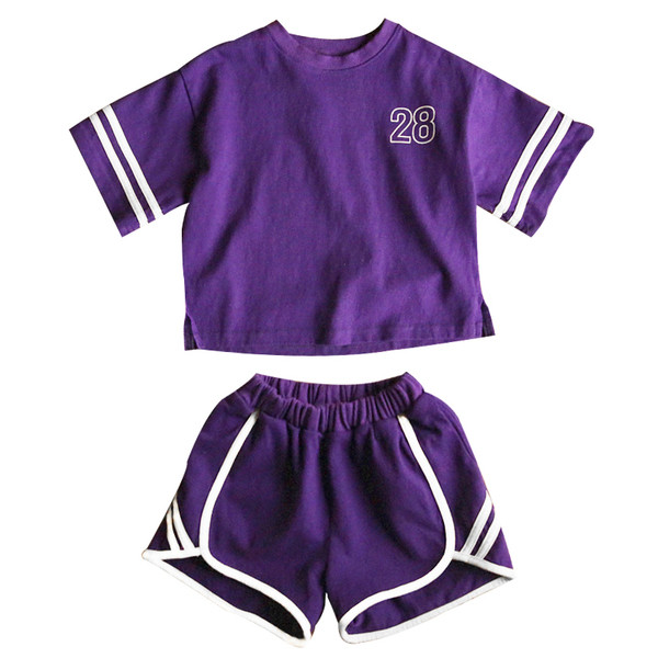 Set sport pentru copii de culoare mov