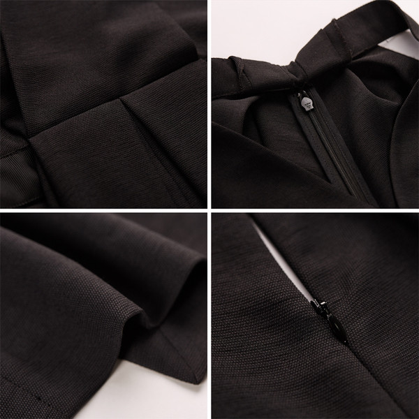 Μοντέρνο γυναικείο  φόρεμα  σε δύο χρώματα