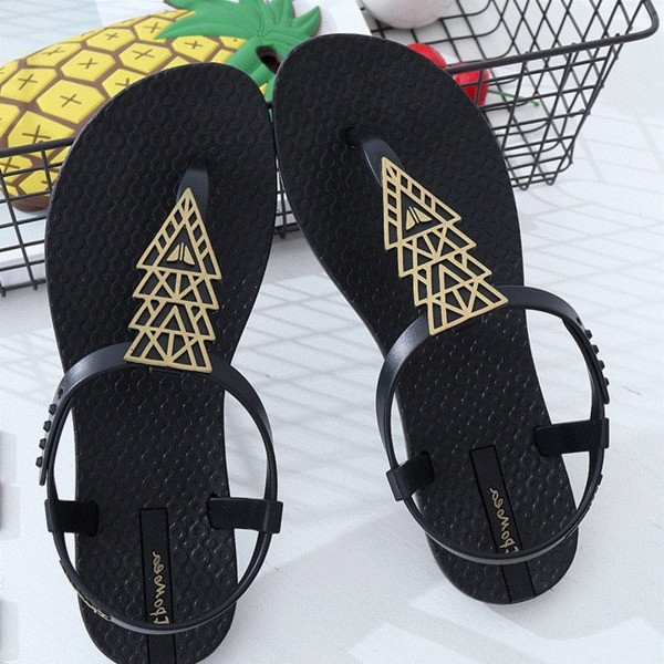 Sandale confortabile de damă din silicon în două culori