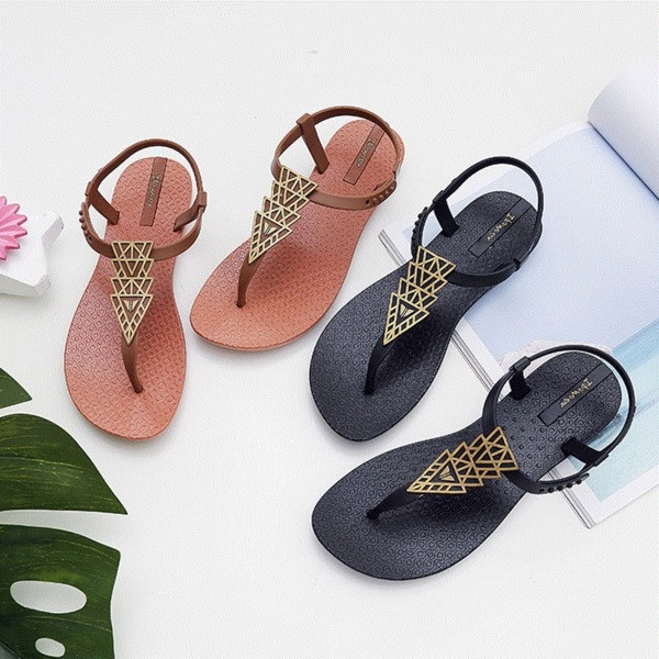 Sandale confortabile de damă din silicon în două culori