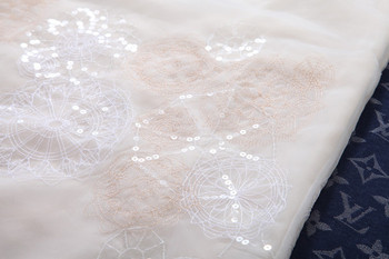 Rochie de vara de dama cu tul si paiete