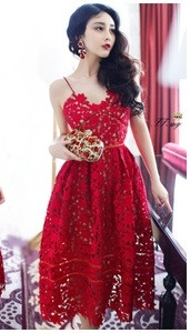 Rochie moderna din dantela in mai multe culori