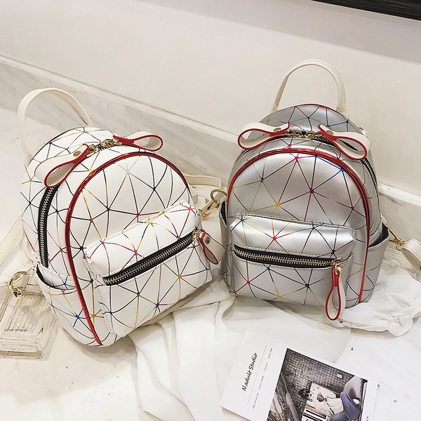 Rucsac mic de dama cu bretele subtiri in trei culori