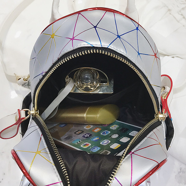 Rucsac mic de dama cu bretele subtiri in trei culori